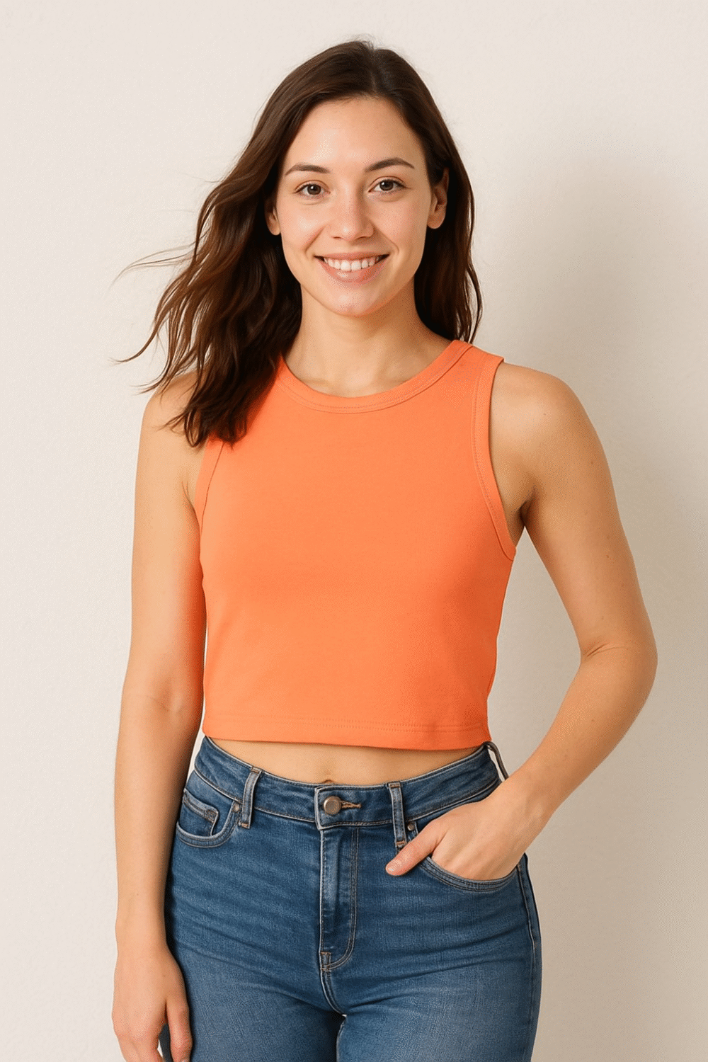 crop top bez rukava